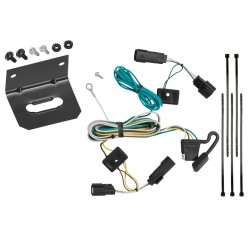 Trailer Wiring and Bracket For 09-20 Ford Flex Plug & Play 4-Flat Harness