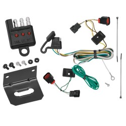 Trailer Wiring and Bracket w/ Light Tester For 09-12 VW Volkswagen Routan Plug & Play 4-Flat Harness Trailer Wiring and Bracket w/ Light Tester For 09-12 VW Volkswagen Routan Plug & Play 4-Flat Harness