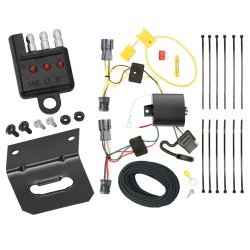Trailer Wiring and Bracket w/ Light Tester For 10-18 Hyundai Tucson Plug & Play 4-Flat Harness Trailer Wiring and Bracket w/ Light Tester For 10-18 Hyundai Tucson Plug & Play 4-Flat Harness