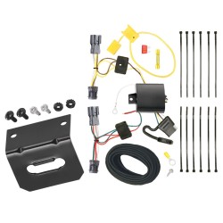Trailer Wiring and Bracket For 10-18 Hyundai Tucson Plug & Play 4-Flat Harness Trailer Wiring and Bracket For 10-18 Hyundai Tucson Plug & Play 4-Flat Harness