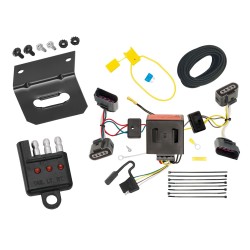 Trailer Wiring and Bracket w/ Light Tester For 04-10 VW Volkswagen Touareg Plug & Play 4-Flat Harness