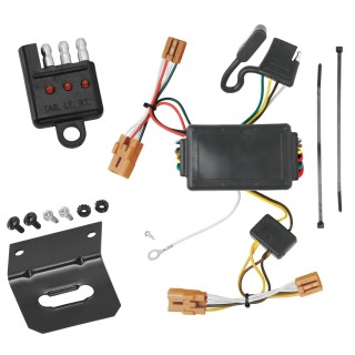 Plug and Play T-One Wiring Harness Connector 4-Flat Mounting Bracket 4-Flat Car End Tester w/ LED Display 118514 118144 20114 Tekonsha Trailer Wiring and Bracket Light Tester 07-11 Chevy Aveo Plug Play 4-Flat Harness 07 08 09 10 11 2007 2008 2009 2010 201 Trailer Wiring and Bracket w/ Light Tester For 07-11 Chevy Aveo Plug & Play 4-Flat Harness