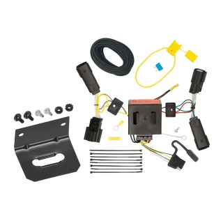 Plug and Play T-One Wiring Harness Connector 4-Flat Mounting Bracket Installation Instructions 118515 118144 Tekonsha Trailer Wiring and Bracket 11-14 Edge Plug Play 4-Flat Harness 11 12 13 14 2011 2012 2013 2014 Trailer Wiring and Bracket For 11-14 Ford Edge Plug & Play 4-Flat Harness
