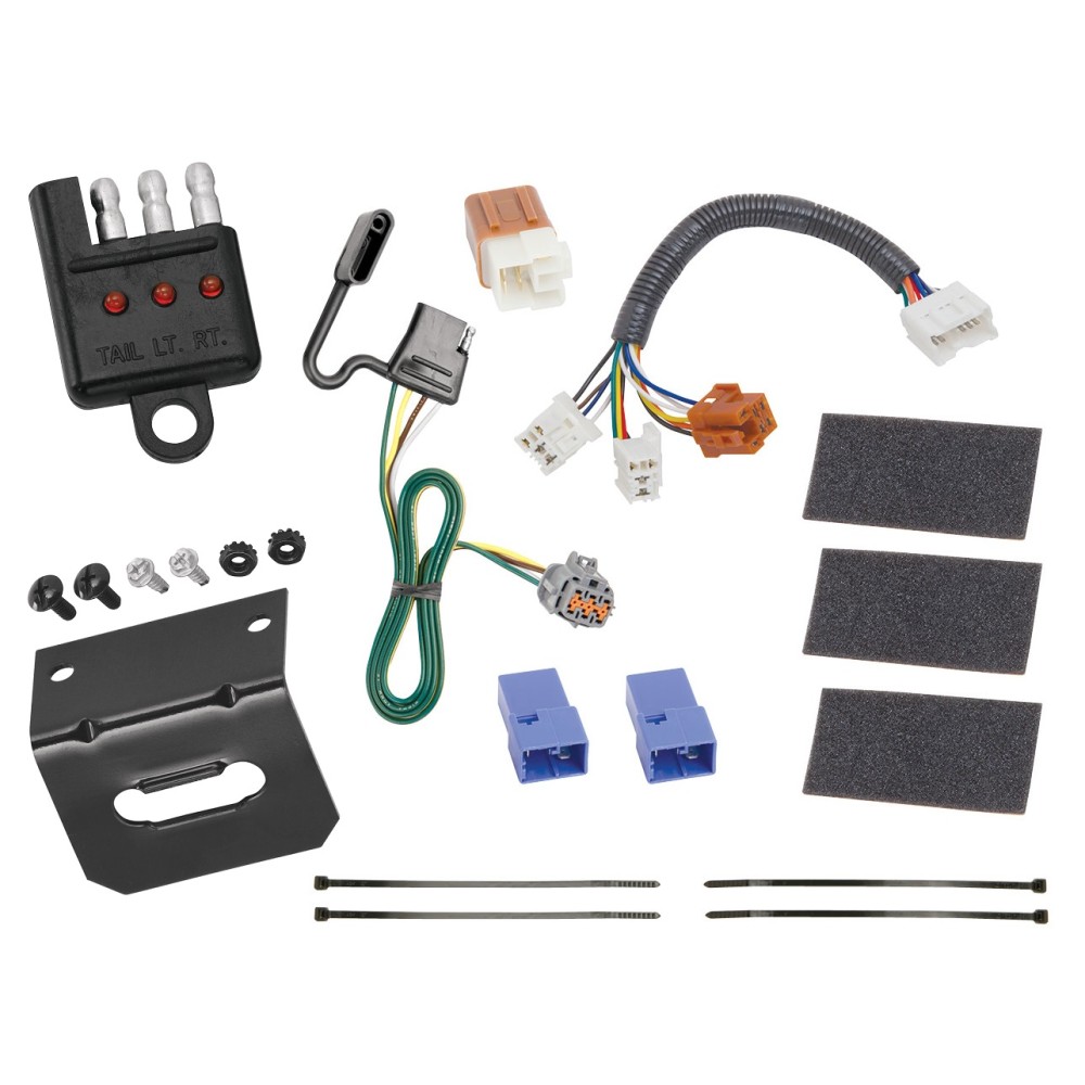 Trailer Wiring and Bracket and Light Tester For 05-19 ... 2008 nissan xterra trailer wiring harness 