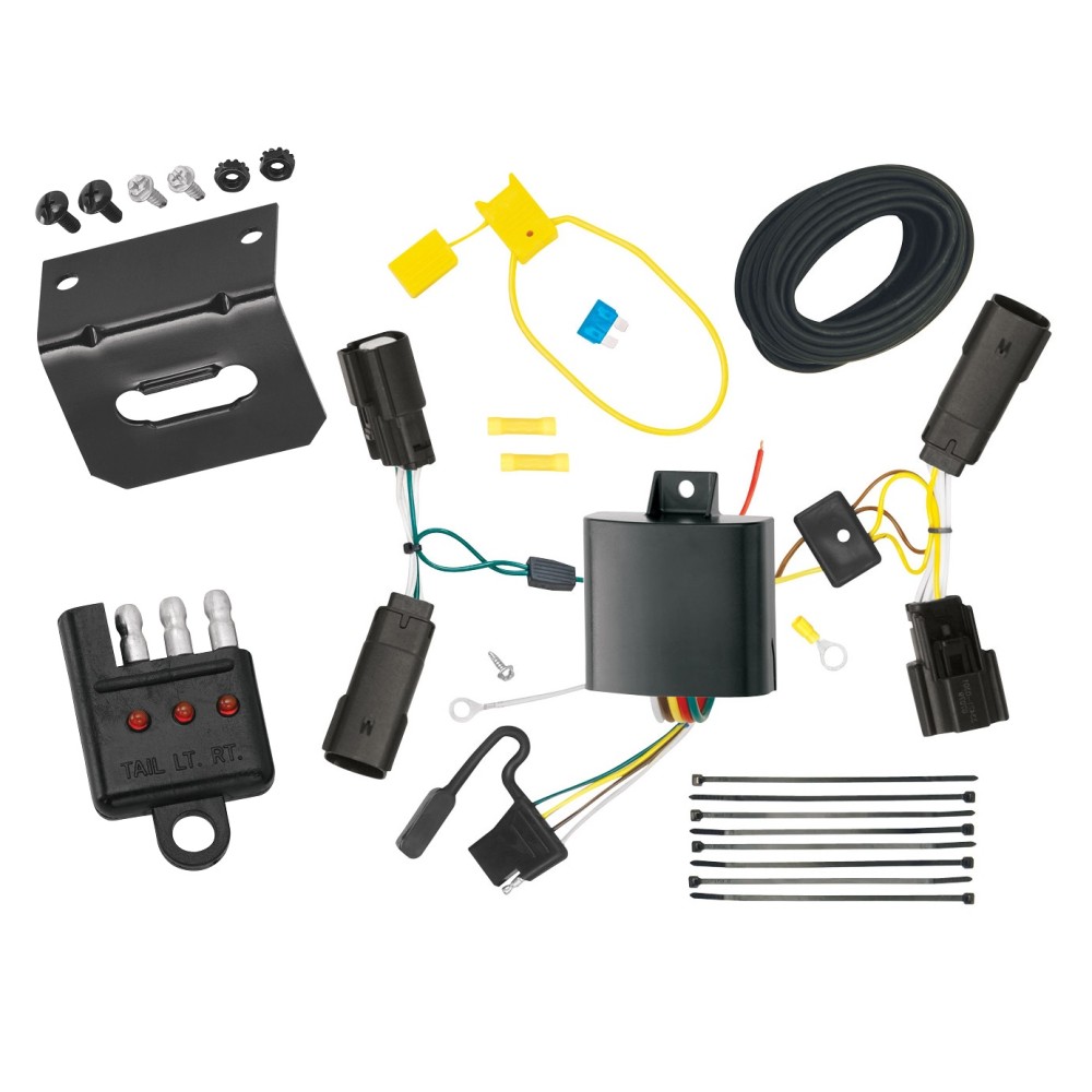Plug and Play T-One Wiring Harness Connector 4-Flat Mounting Bracket4-Flat Car End Tester w/ LED Display 118574 118144 20114 Tekonsha Trailer Wiring and Bracket Light Tester 13-20 Fusion Plug Play 4-Flat Harness 13 14 15 16 17 18 19 20 2013 2014 2015 2016 Trailer Wiring and Bracket w/ Light Tester For 13-20 Ford Fusion Plug & Play 4-Flat Harness