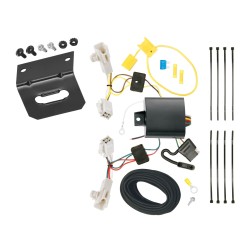 Trailer Wiring and Bracket For 13-18 Toyota Avalon RAV4 Plug & Play 4-Flat Harness  Trailer Wiring and Bracket For 13-18 Toyota Avalon RAV4 Plug & Play 4-Flat Harness