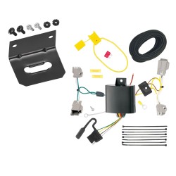 Trailer Wiring and Bracket For 14-20 Chevrolet Impala except Limited 4-Flat Harness Plug Play