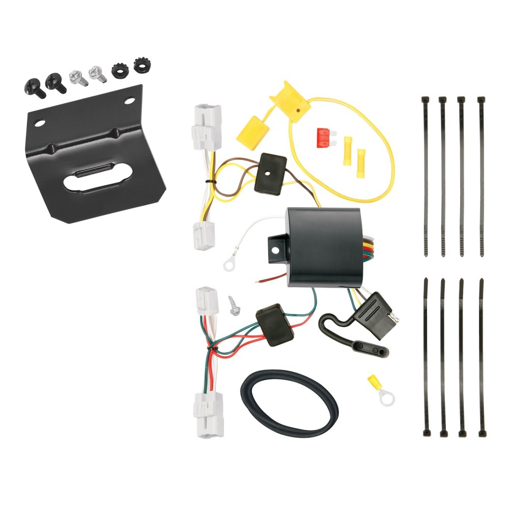 Plug and Play T-One Wiring Harness Connector 4-Flat Mounting Bracket Installation Instructions 118610 118144 Tekonsha Trailer Wiring and Bracket 12-17 Toyota Prius V Plug Play 4-Flat Harness 12 13 14 15 16 17 2012 2013 2014 2015 2016 2017 Trailer Wiring and Bracket For 12-17 Toyota Prius V Plug & Play 4-Flat Harness
