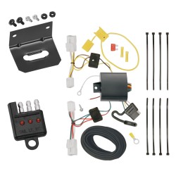 Trailer Wiring and Bracket w/ Light Tester For 15-17 Hyundai Sonata except Hybrid Plug & Play 4-Flat Harness