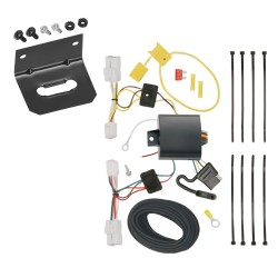 Trailer Wiring and Bracket For 15-17 Hyundai Sonata except Hybrid 4-Flat Harness Plug Play