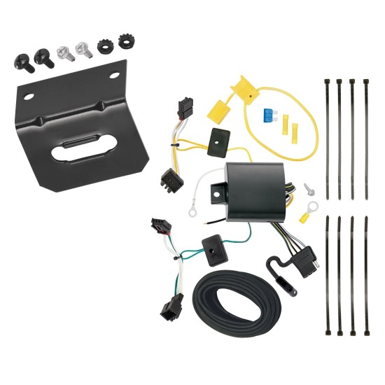 Plug and Play T-One Wiring Harness Connector 4-Flat Mounting Bracket 118646 118144 Tekonsha Trailer Wiring and Bracket 15-22 Volkswagen Golf 12-19 VW Passat 4-Flat Harness Plug Play 15 16 17 18 19 20 21 22 2015 2016 2017 2018 2019 2020 2021 2022 Trailer Wiring and Bracket For 15-22 Volkswagen Golf 12-19 VW Passat 4-Flat Harness Plug Play