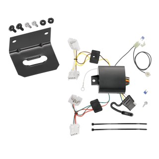 Plug and Play T-One Wiring Harness Connector 4-Flat Mounting Bracket 118653 118144 Tekonsha Trailer Wiring and Bracket 09-14 Nissan Murano Except CrossCabriolet 4-Flat Harness Plug Play 09 10 11 12 13 14 2009 2010 2011 2012 2013 2014 Trailer Wiring and Bracket For 09-14 Nissan Murano Except CrossCabriolet 4-Flat Harness Plug Play