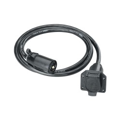 7-Way RV Round Tow Plug Harness U.S. Car End to 7-Way RV Round Tow Plug Harness Trailer End Extension Cable 7 ft 7-Way RV Round Tow Plug Harness U.S. Car End to 7-Way RV Round Tow Plug Harness Trailer End Extension Cable 7 ft