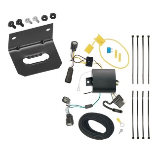 Plug and Play T-One Wiring Harness Connector 4-Flat Mounting Bracket 118669 118144 Tekonsha Trailer Wiring and Bracket 15-18 Edge SE and SEL Models Only Plug Play 4-Flat Harness 15 16 17 18 2015 2016 2017 2018 Trailer Wiring and Bracket For 15-18 Ford Edge SE and SEL Models Only Plug & Play 4-Flat Harness