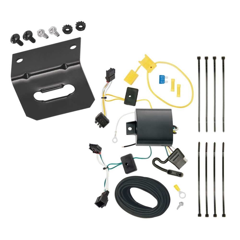 Trailer Wiring Harness Kit For 12-17 Volkswagen Tiguan 2018 VW Tiguan Limited
