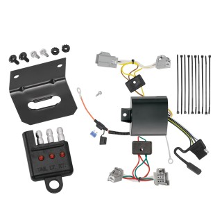 Trailer Wiring and Bracket w/ Light Tester 16-24 Volvo XC90 17-24 S90 Plug & Play 4-Flat Harness