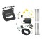 Trailer Wiring and Bracket For 16-25 Cevrolet Malibu except Premier (New Body Style) 4-Flat Harness Plug Play