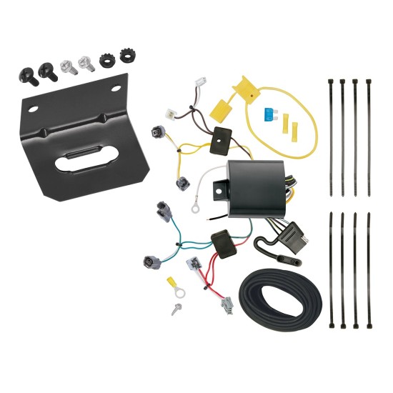 Plug and Play T-One Wiring Harness Connector 4-Flat Mounting Bracket 118695 118144 Tekonsha Trailer Wiring and Bracket 16-17 Honda Accord Coupe 4-Flat Harness Plug Play 16 17 2016 2017 Trailer Wiring and Bracket For 16-17 Honda Accord Coupe 4-Flat Harness Plug Play