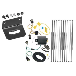 Plug and Play T-One Wiring Harness Connector 4-Flat Mounting Bracket 118712 118144 Tekonsha Trailer Wiring and Bracket 17-20 Chrysler Pacifica Limited Touring L Plus 4-Flat Harness Plug Play 17 18 19 20 2017 2018 2019 2020 Trailer Wiring and Bracket For 17-20 Chrysler Pacifica Limited Touring L Plus 4-Flat Harness Plug Play