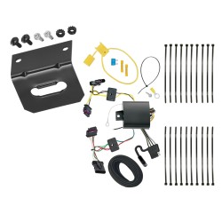 Trailer Wiring and Bracket For 16-22 BMW 320i 2016 328d 328i 330e 330i 340i xDrive 4-Flat Harness Plug Play