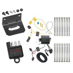Trailer Wiring and Bracket and Light Tester For 17-19 Chevrolet Cruze Hatchback 4-Flat Harness Plug Play