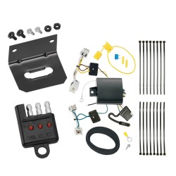 Trailer Wiring and Bracket w/ Light Tester For 17-19 Infiniti QX30 All Styles Plug & Play 4-Flat Harness Trailer Wiring and Bracket w/ Light Tester For 17-19 Infiniti QX30 All Styles Plug & Play 4-Flat Harness