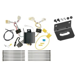 Trailer Wiring and Bracket For 15-16 Hyundai Genesis 17-24 Genesis G80 Plug & Play 4-Flat Harness