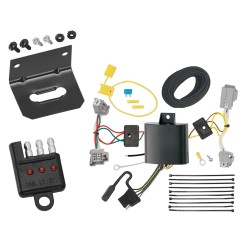 Trailer Wiring and Bracket and Light Tester For 10-17 Volvo XC60 All Styles 4-Flat Harness Plug Play Trailer Wiring and Bracket and Light Tester For 10-17 Volvo XC60 All Styles 4-Flat Harness Plug Play