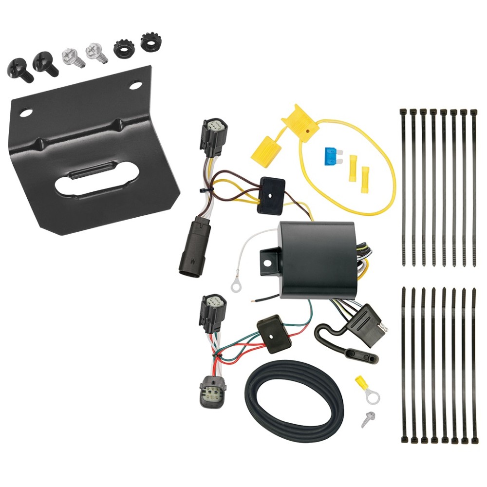 Plug and Play T-One Wiring Harness Connector 4-Flat Mounting Bracket 118745 118144 Tekonsha Trailer Wiring and Bracket 17-23 Buick Encore All Styles 4-Flat Harness Plug Play 17 18 19 20 21 22 23 2017 2018 2019 2020 2021 2022 2023 Trailer Wiring and Bracket For 17-23 Buick Encore All Styles 4-Flat Harness Plug Play