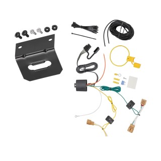 Plug and Play T-One Wiring Harness Connector 4-Flat Mounting Bracket Installation Instructions 118811 118144 Tekonsha Trailer Wiring and Bracket 18-23 VW Volkswagen Tiguan Plug Play 4-Flat Harness 18 19 20 21 22 23 2018 2019 2020 2021 2022 2023 Trailer Wiring and Bracket For 18-23 VW Volkswagen Tiguan Plug & Play 4-Flat Harness