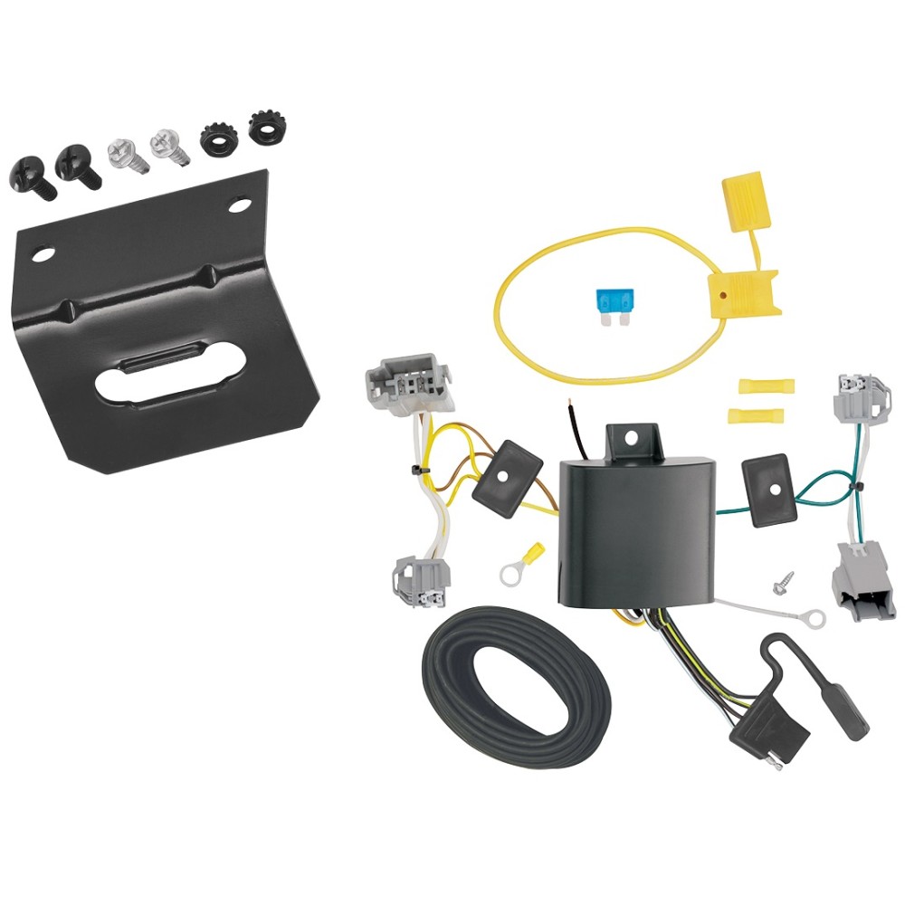 Plug and Play T-One Wiring Harness Connector 4-Flat Mounting Bracket Installation Instructions 118766 118144 Tekonsha Trailer Wiring and Bracket 14-19 Fiesta 4 Dr. Sedan 4-Flat Harness Plug Play 14 15 16 17 18 19 2014 2015 2016 2017 2018 2019 Trailer Wiring and Bracket For 14-19 Ford Fiesta 4 Dr. Sedan 4-Flat Harness Plug Play