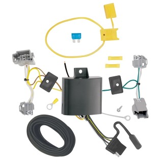 118766 2014 2015 2016 2017 2018 2019 14 15 16 17 18 19 Fiesta 4 Door Sedan Tekonsha Trailer Wiring Harness Trailer Wiring Harness Kit For 14-19 Ford Fiesta 4 Dr. Sedan