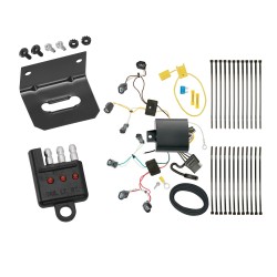 Trailer Wiring and Bracket w/ Light Tester For 14-20 Honda Fit Plug & Play 4-Flat Harness Trailer Wiring and Bracket w/ Light Tester For 14-20 Honda Fit Plug & Play 4-Flat Harness