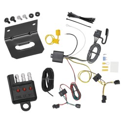 Trailer Wiring and Bracket w/ Light Tester For 18-22 Honda Accord Plug & Play 4-Flat Harness Trailer Wiring and Bracket w/ Light Tester For 18-22 Honda Accord Plug & Play 4-Flat Harness