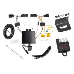 Trailer Wiring and Bracket w/ Light Tester For 19-23  Jeep Cherokee Plug & Play 4-Flat Harness Trailer Wiring and Bracket w/ Light Tester For 19-23  Jeep Cherokee Plug & Play 4-Flat Harness