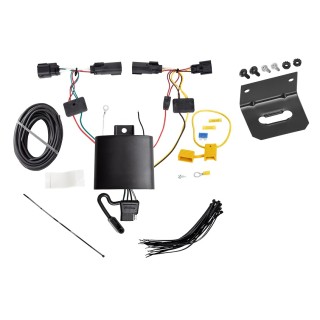 Plug and Play T-One Wiring Harness Connector 4-Flat Mounting Bracket Installation Instructions 118779 118144 Tekonsha Trailer Wiring and Bracket 19-22 Jeep Cherokee Plug Play 4-Flat Harness 19 20 21 22 2019 2020 2021 2022 Trailer Wiring and Bracket For 19-23 Jeep Cherokee Plug & Play 4-Flat Harness