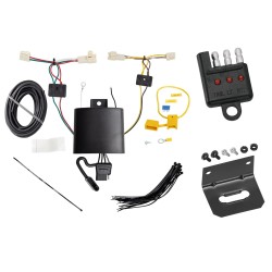 Trailer Wiring and Bracket and Light Tester For 19-24 Toyota RAV4 All Styles Plug & Play
