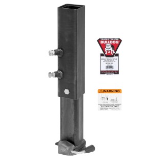 1289140300 BULLDOG BX1 Gooseneck Trailer Hitch Coupler 2-5/16 inch Diameter 30000 lbs. Capacity Square Bulldog BX1 Square Gooseneck Trailer Coupler 30,000 lbs 4.5" Outer Sleeve 4" Inner Tube Adjustable 2-5/16" Hitch Ball