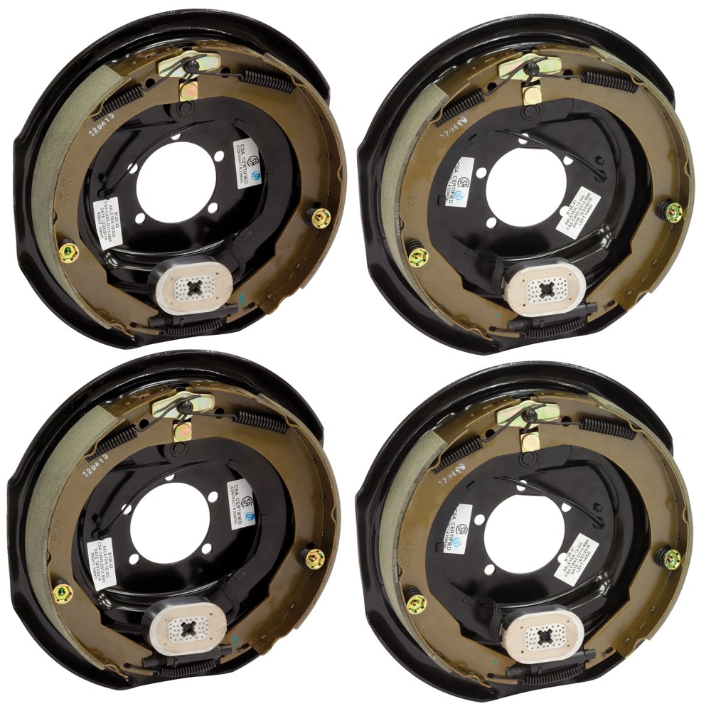 4-Pack 12 inch x 2 inch Electric Trailer Brakes 5200 to 7000 lb (2