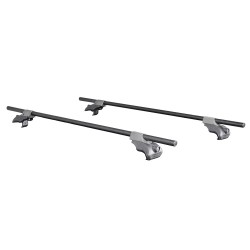 Reese 48" Cross Bars Roof Rack 110 lb Fits most compact and midsize cars and SUVs w/ Raised Side Rails 35-46 Inches Reese 48" Cross Bars Roof Rack 110 lb Fits most compact and midsize cars and SUVs w/ Raised Side Rails 35-46 Inches