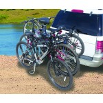 Trailer Tow Hitch w/ 4 Bike Rack For 12-17 Mazda 5 tilt away adult or child arms fold down carrier w/ Lock and Cover