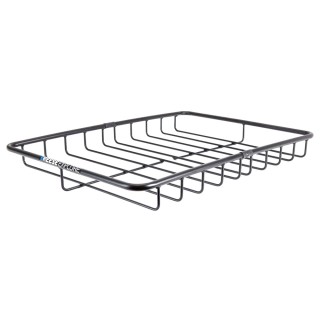 1394400 Reese Explore Rooftop Cargo Basket 37-1/4 inch x 26-1/2 inch 100 lbs. Capacity Low Profile Reese Low Profile Roof Top Steel Cargo Basket Luggage Carrier Rack 37.25" x 26.5" x 3.75" Car SUV Truck Vehicle