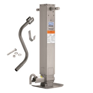 1400950376x40 Lot of 40 Pro Series 12,000 lbs. Square Trailer Jack Units Landing Gear w/ Cranks 26" Lift Drop Leg Spring Return Pin on Front w/ Crank Lot of 40 Pro Series 12,000 lbs. Square Trailer Jack Units Landing Gear w/ Cranks 26" Lift Drop Leg Spring Return Pin on Front w/ Crank