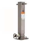 Pro Series 12,000 lbs. Square Trailer Jack 26" Lift Drop Leg Non Spring Return Pin on Front