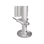 Fulton Electric Boat Trailer Jack 2500 lbs Sharkskin Fulton XLT Electric Boat Trailer Jack with 2500 lbs capacity and Sharkskin Finish