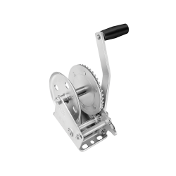 Fulton Trailer Winch 1,100 lbs Capacity No Strap Clear Zinc 5 Year Warranty - 142100 Boat Winch