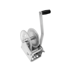 Fulton Marine Trailer Winch 1,800 lbs Capacity No Strap Clear Zinc 5 Year Warranty - 142300 Boat Winch