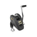 Fulton XLT Trailer Winch 1,800 Lbs. w/20 ft Strap 10" Manual Handle Crank Marine Sale Boat