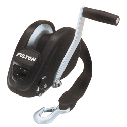 Fulton XLT Marine Trailer Winch 1,800 lbs Capacity 20 ft Strap 8 in. Handle Black Finish 5 Year Warranty - 142316 Boat Winch Fulton XLT Marine Trailer Winch 1,800 lbs Capacity 20 ft Strap 8 in. Handle Black Finish 5 Year Warranty - 142316 Boat Winch