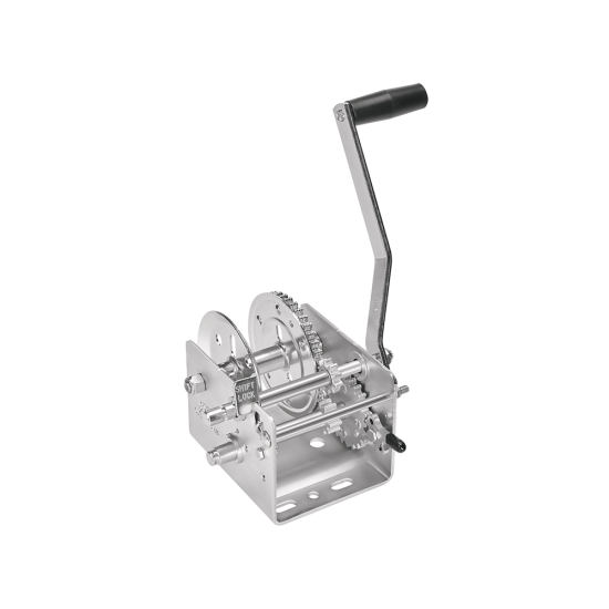 Fulton Trailer Winch Two-Speed 2000 lbs Capacity No Strap Clear Zinc Finish 5 Year Warranty - 142400 Boat Winch Fulton Trailer Winch Two-Speed 2000 lbs Capacity No Strap Clear Zinc Finish